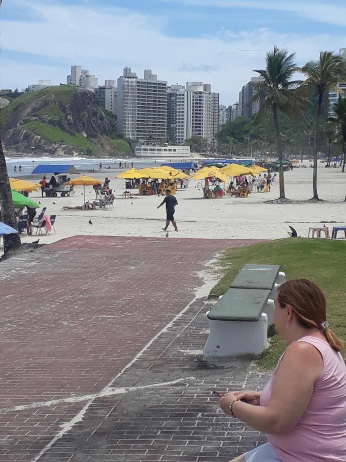 Apartamento Com Estacionamento, Wi-Fi, Ar Condicionado A 300 Metros Da Praia Da Enseada No Guaruja. Eksteriør billede